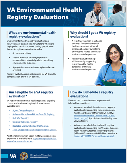 Environmental Health Registry Fact Sheet