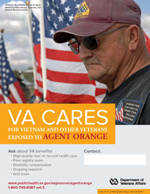 Thumbnail of VA Cares poster Agent Orange - Rider