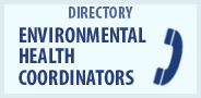 Environmental health coordinators directory.