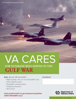 Thumbnail of VA Cares poster Gulf War - Aircraft