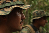 Close-up of two male Servicemembers