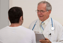 Doctor with Veteran patient